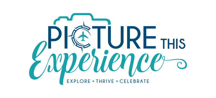 Logo featuring a camera outline with the words 'Picture Experience' and 'Explore • Create • Celebrate'.
